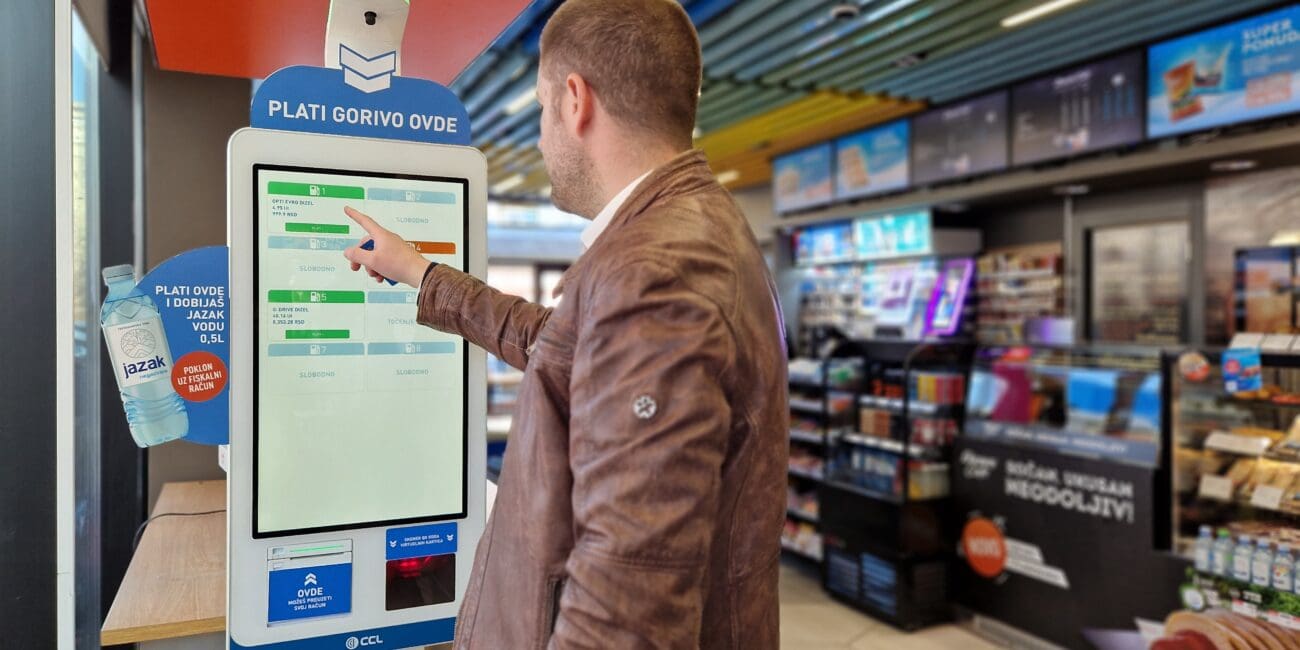 Plaćanje goriva NIS, samouslužne kase, samouslužna kasa