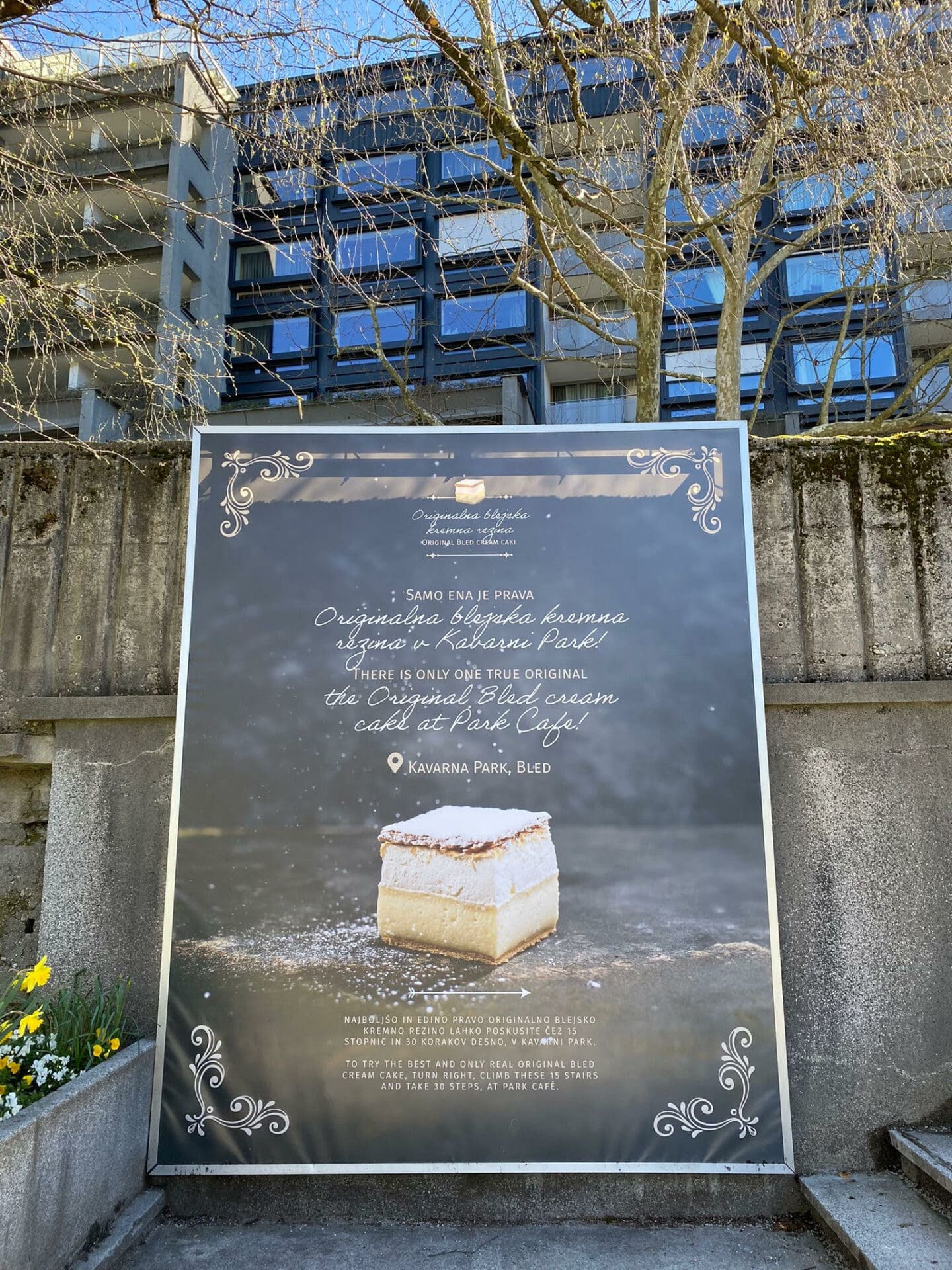 Krempita, Bled, hotel Park