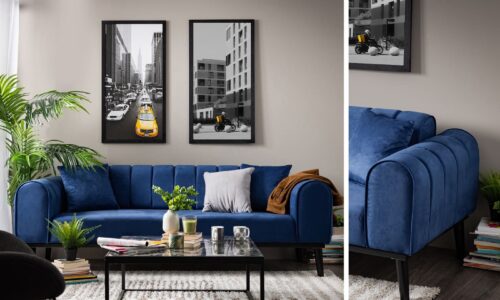 Forma Ideale, plava sofa