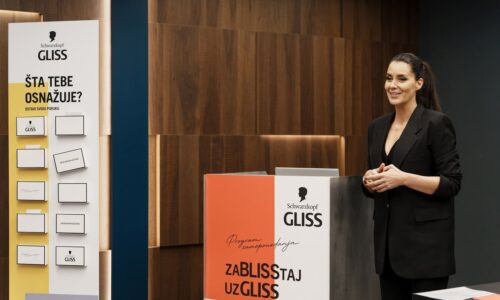 Schwarzkopf Gliss Program samopouzdanja_Marija Kilibarda ambasadorka projekta