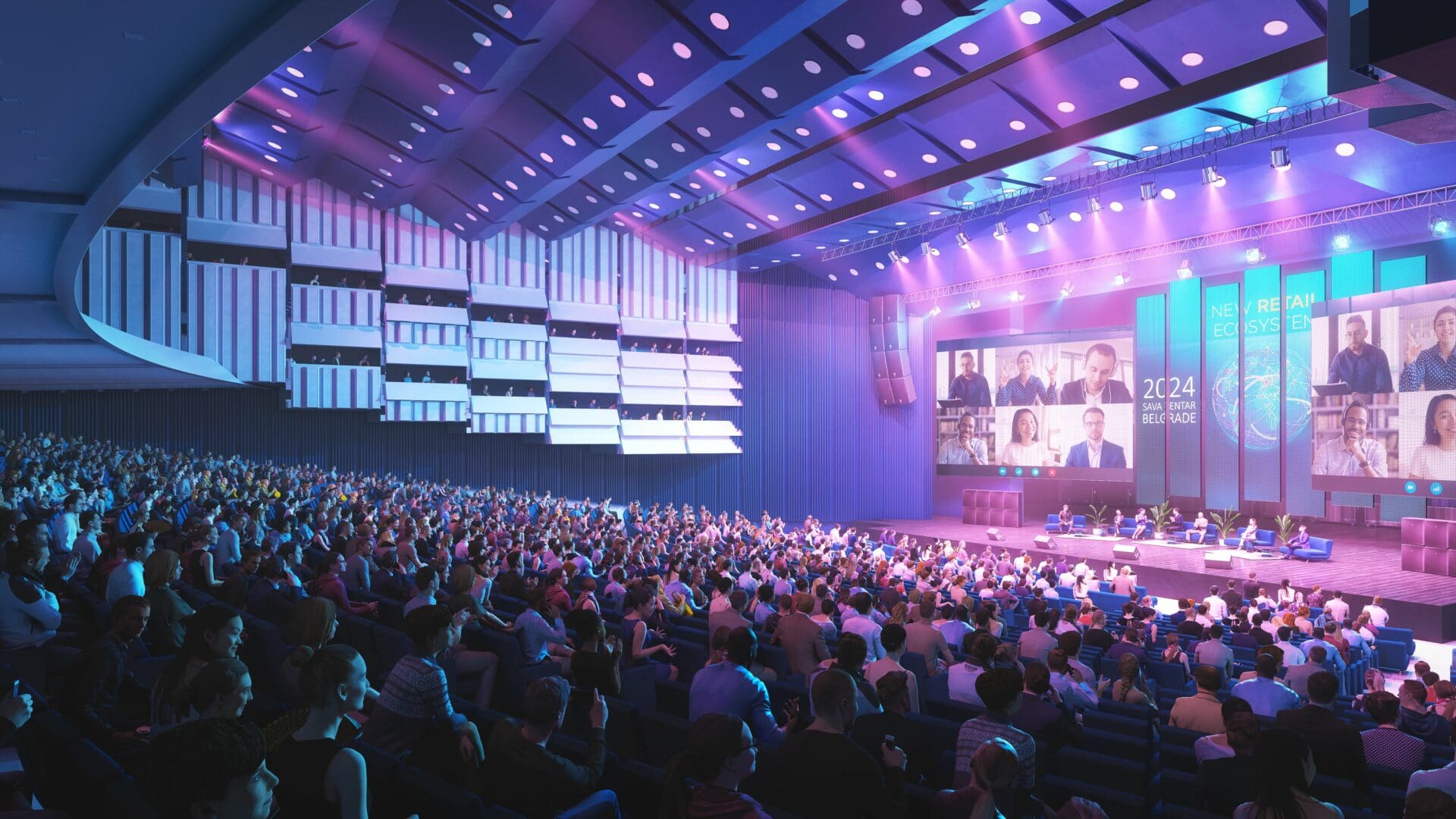 Plava dvorana, Sava Centar