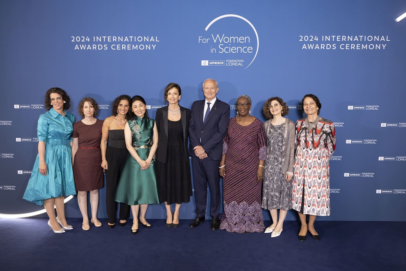 Laureatikinje, Audrey Azoulay, Jean-Paul Agon, Lidia Brito, Alexandra Palt