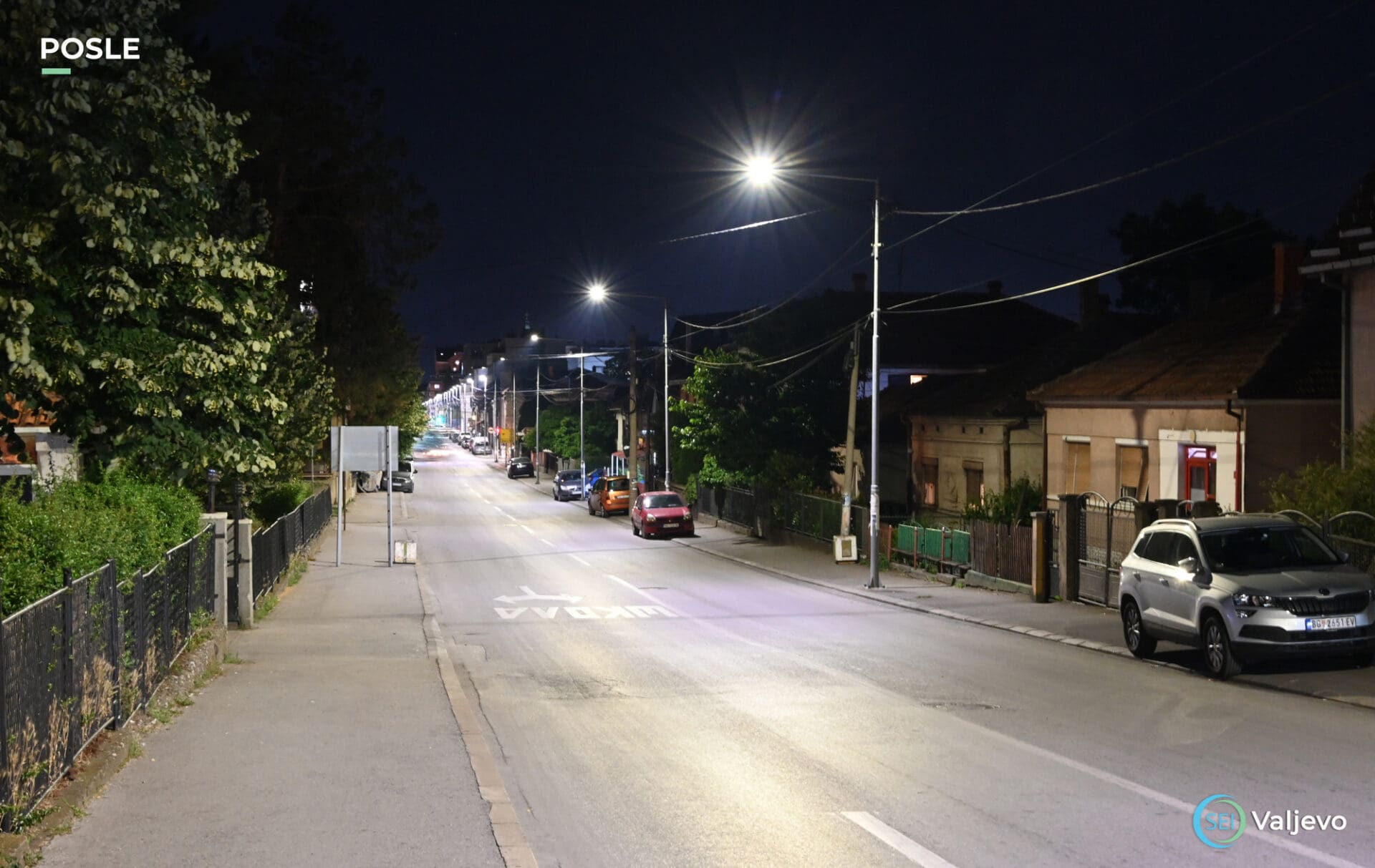 Valjevo, osvetljenje