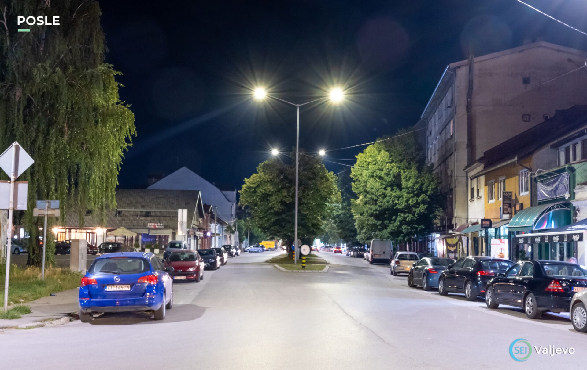 Valjevo, osvetljenje