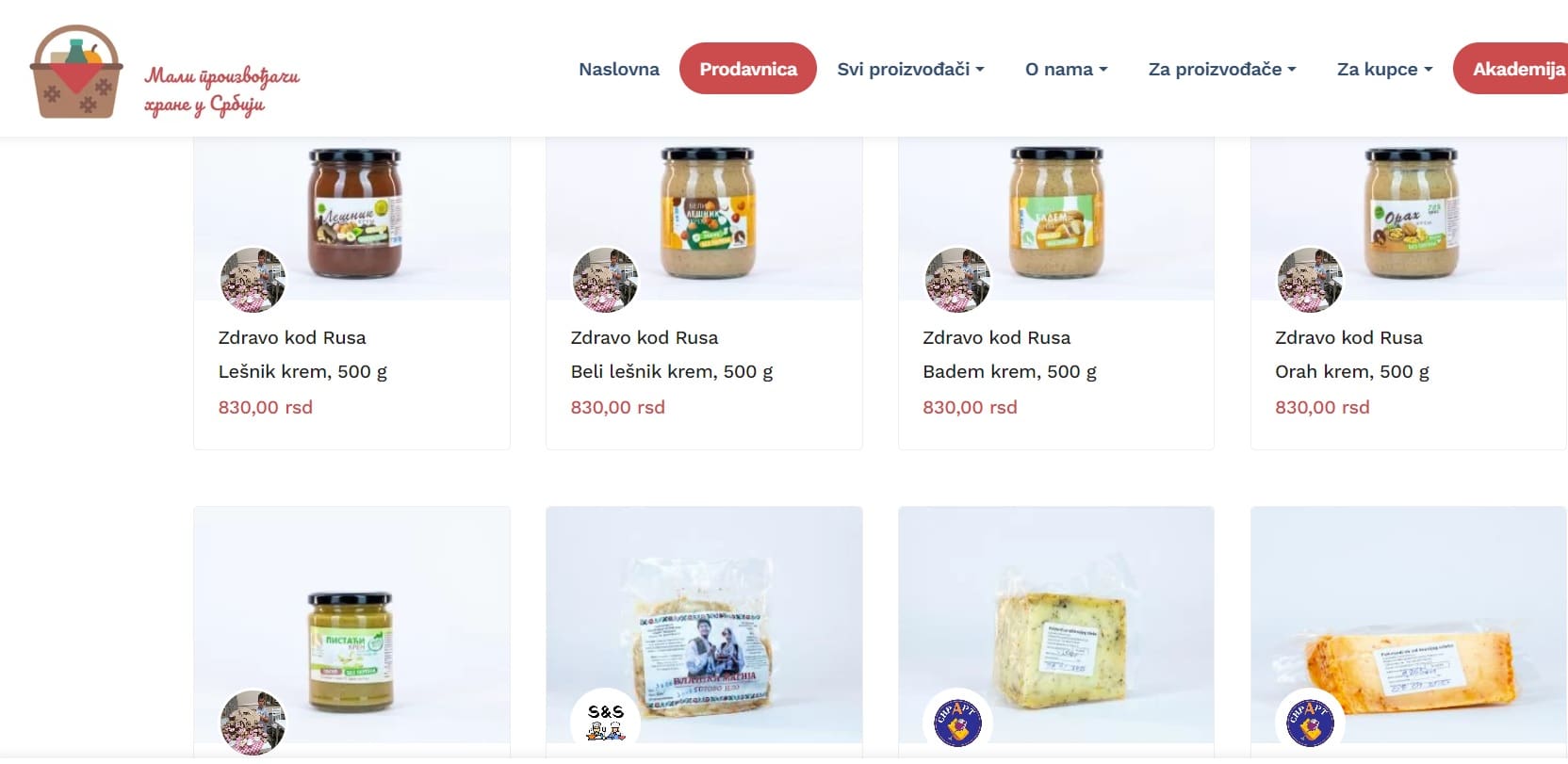 Mali proizvođači hrane