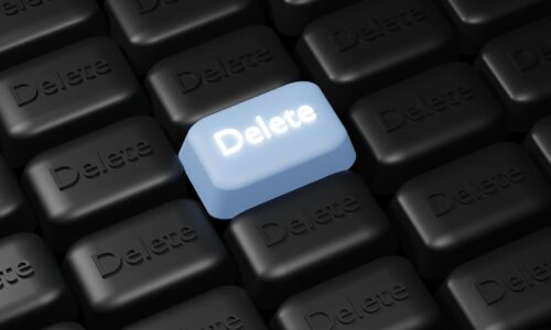 Delete, brisanje, CV