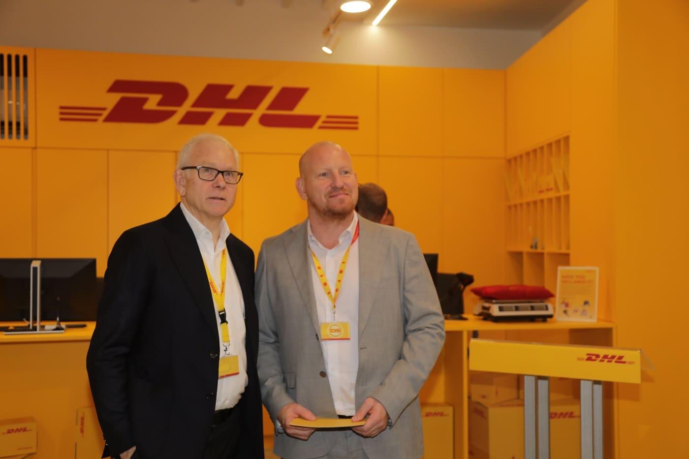 John Cornish, CEO DHL za Centralnu Evropu i Fionn Herriott, direktor DHL Express Srbija