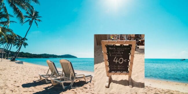 Ležaljke i suncobran