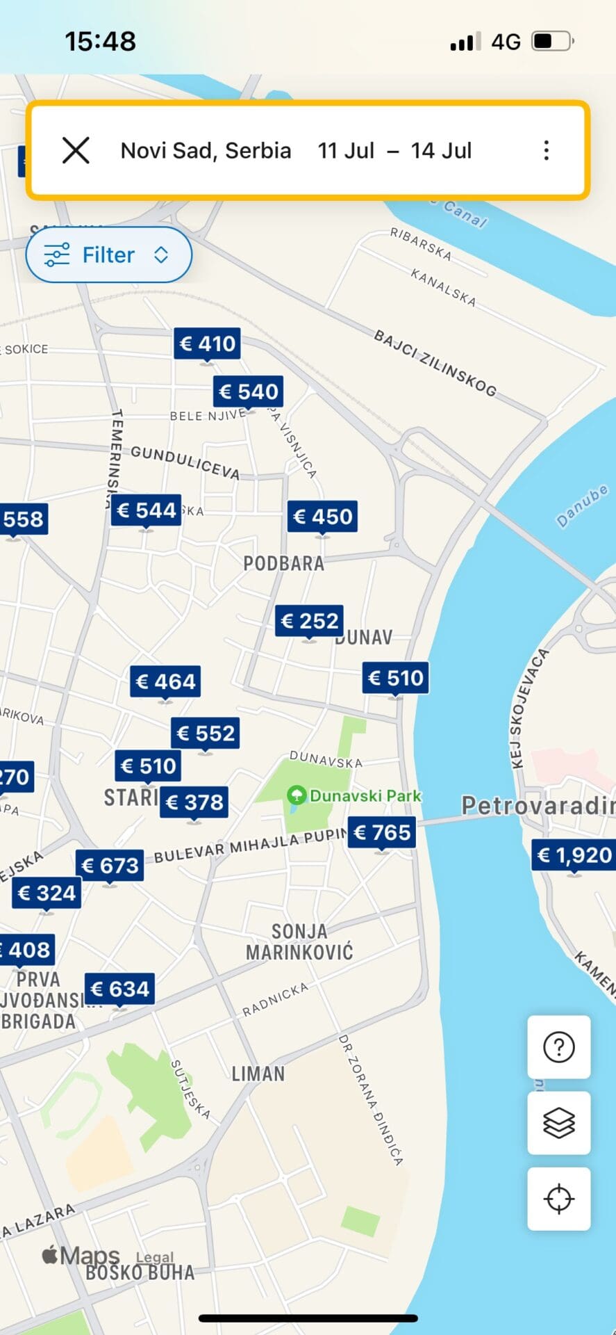 EXIT, nekretnine, Novi Sad