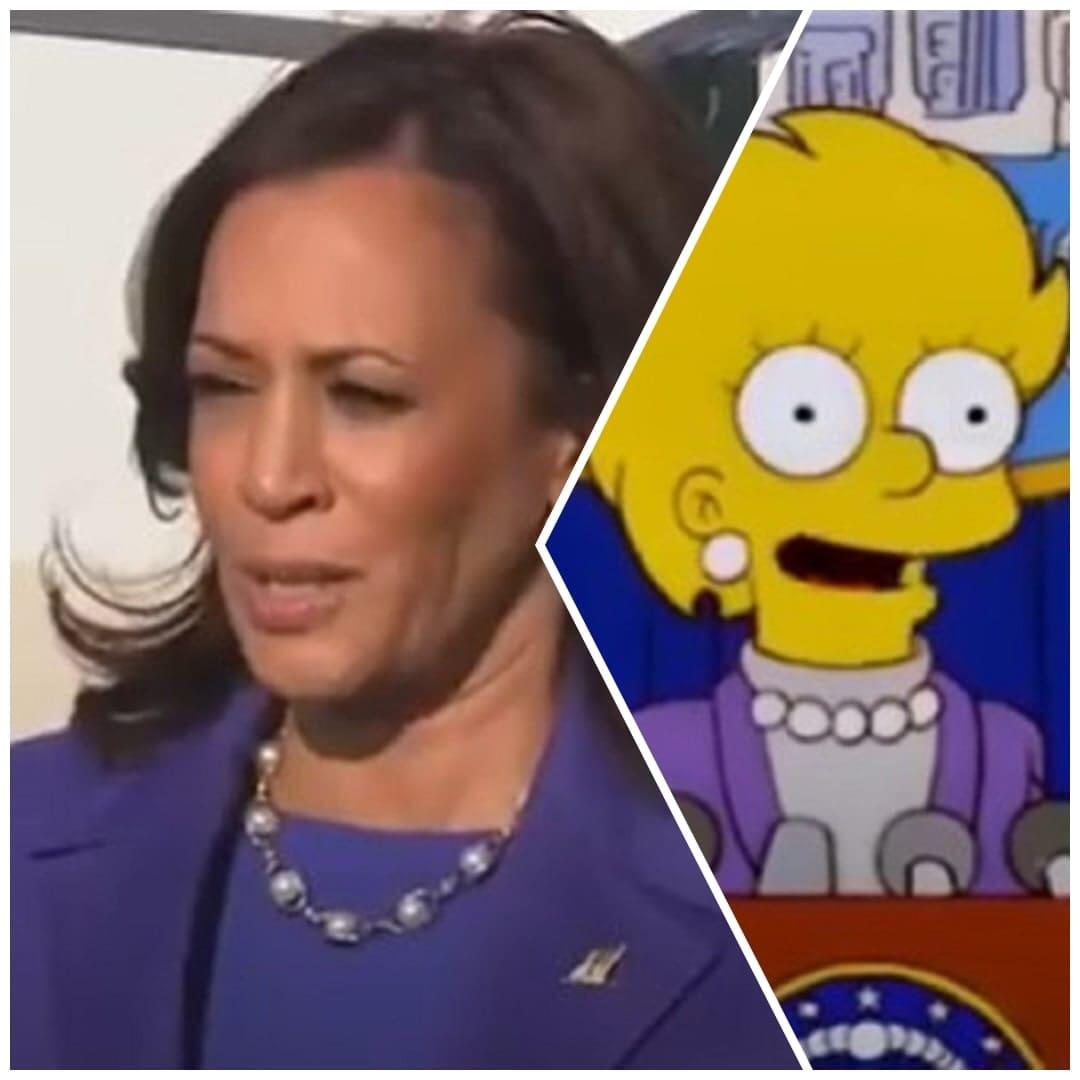 Lisa Simpson i Kamala Haris