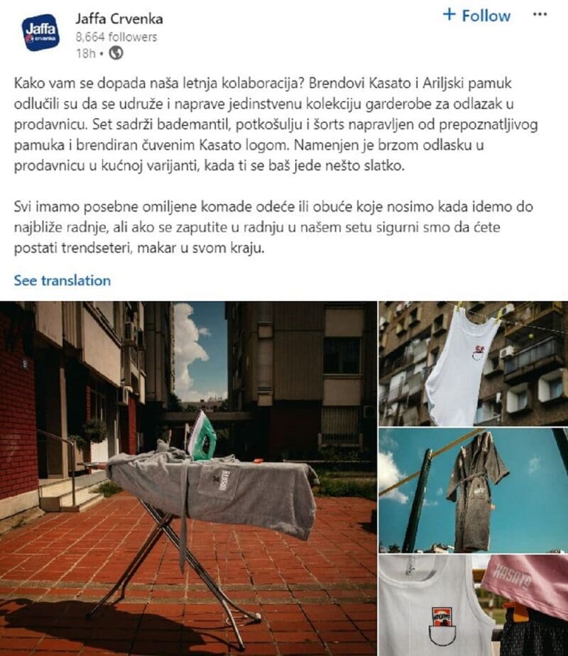 Jaffa Crvenka, Kasato i Ariljski pamuk