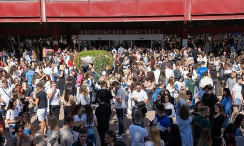 Amfitetat na otvorenom Ekonomskog fakulteta - aktivnosti za studente