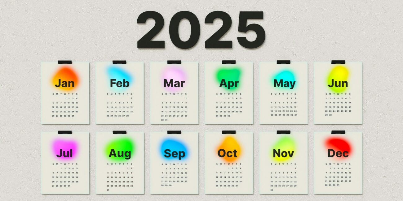 Neradni dani, 2025, kalendar