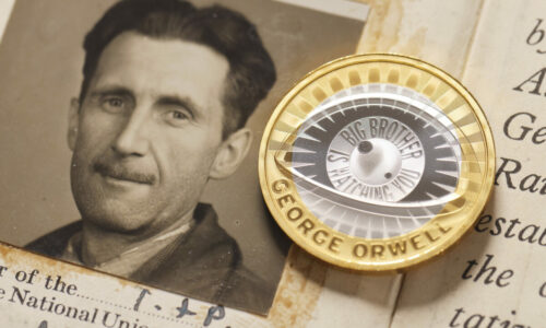 Orvel, Džordž Orvel, novčić