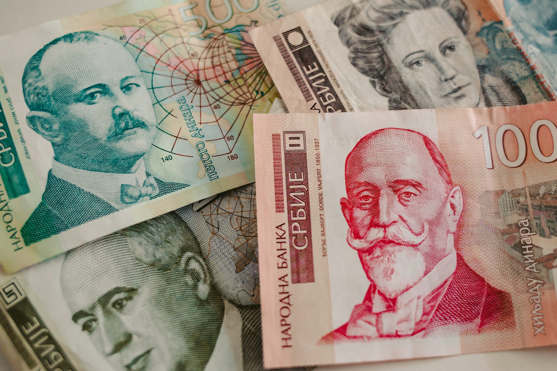 Lažne novčanice, dinar