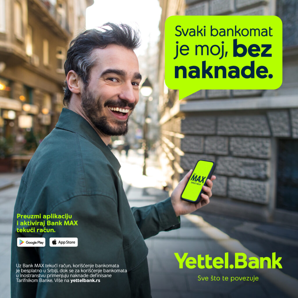 Yettel bank, bankarske usluge