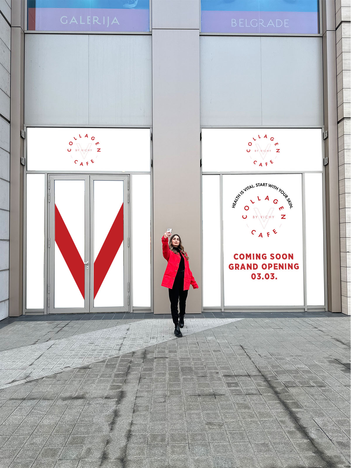 Collagen Pop Up cafe