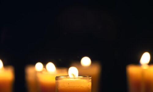 Dan žalosti, sveće
