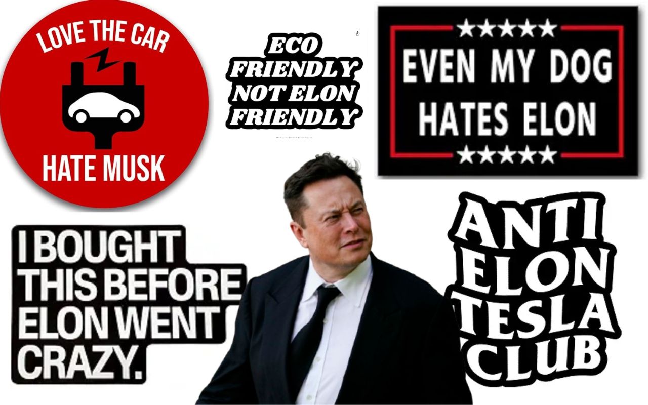 Ilon Mask, nalepnice