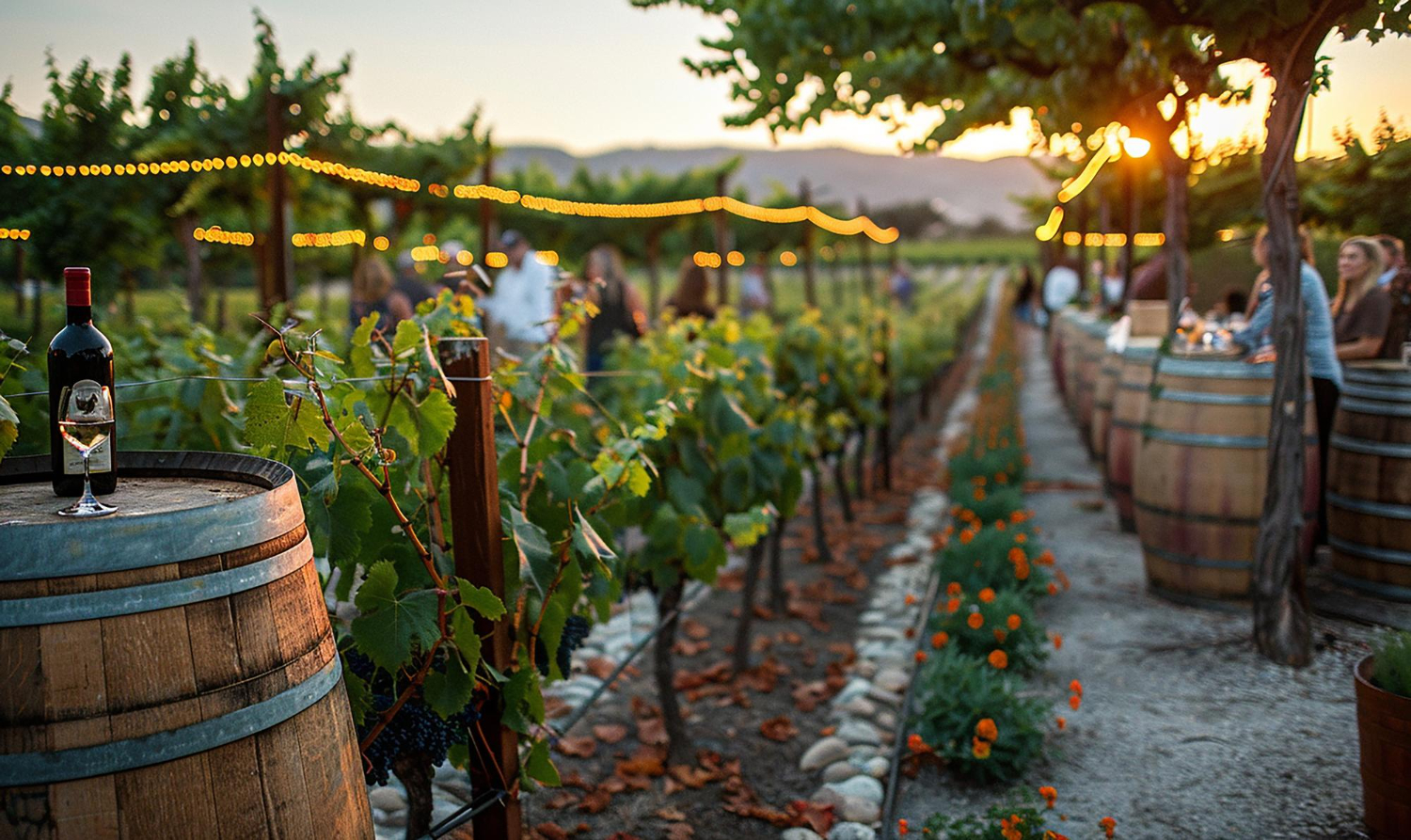 Odmor, vinograd, vino, grožđe