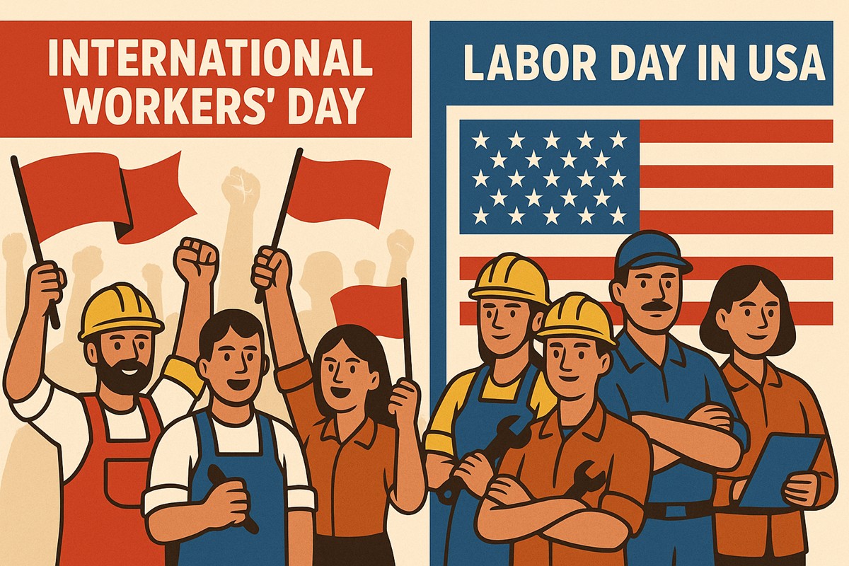 Workers' Day VS Labor day in USA