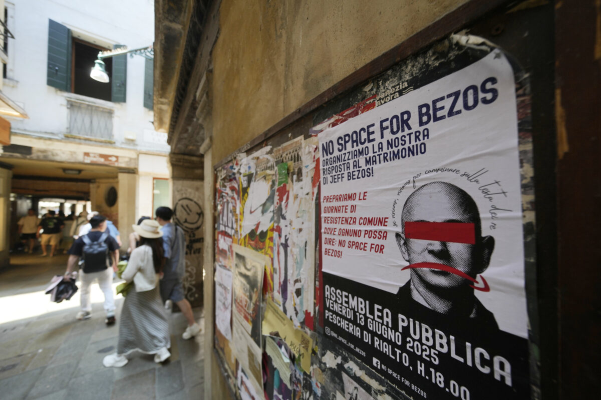 Bezos, Italija, Venčanje