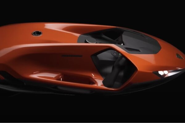 Lamborgini skuter na vodi