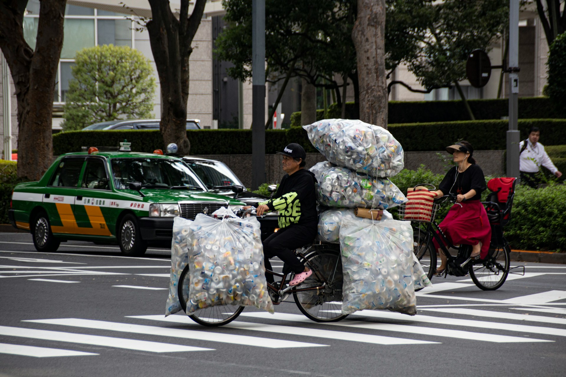 Japan, smeće, bicikl