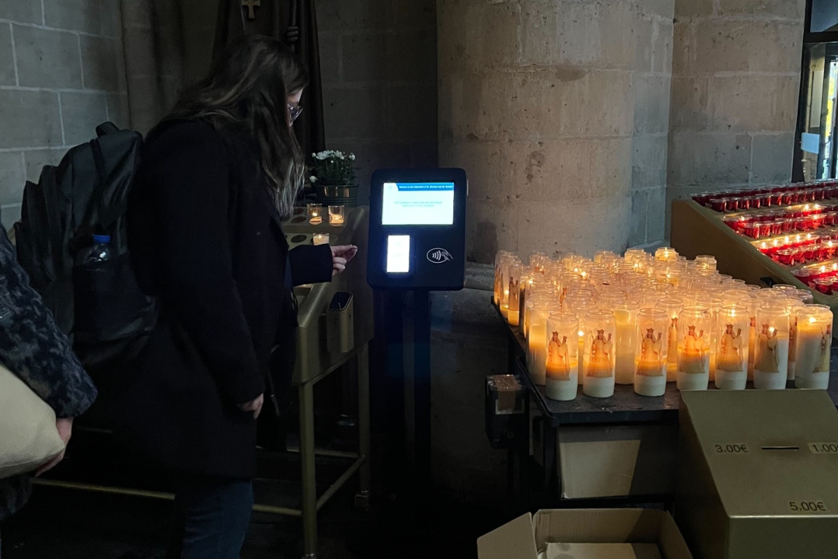 Plaćanje sveća u Briselu