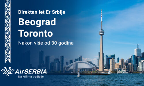 Er Srbija, Toronto, avio-linija