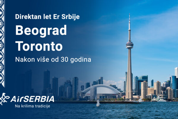Er Srbija, Toronto, avio-linija