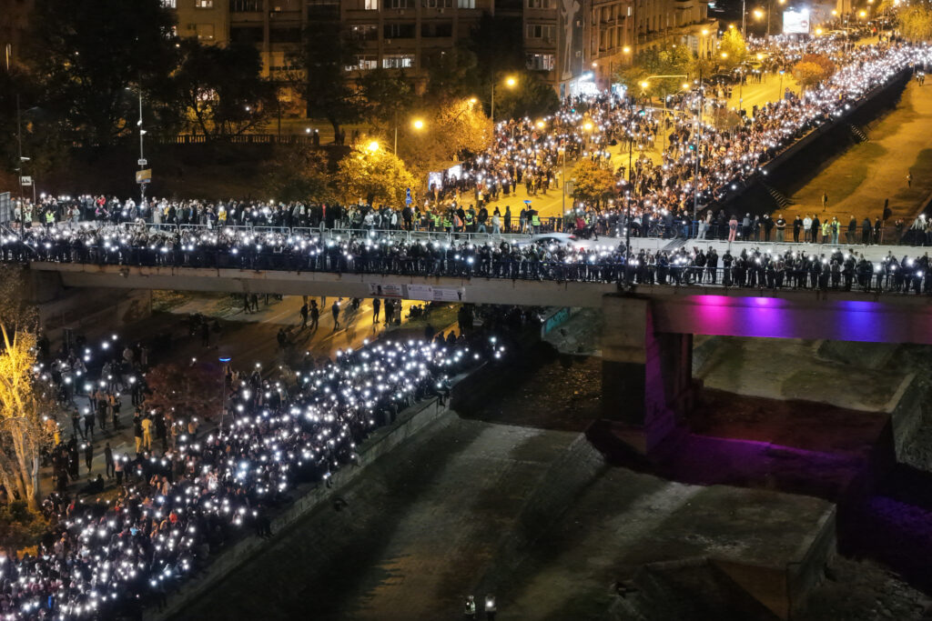 Nadstrešnica, protest, novi sad
