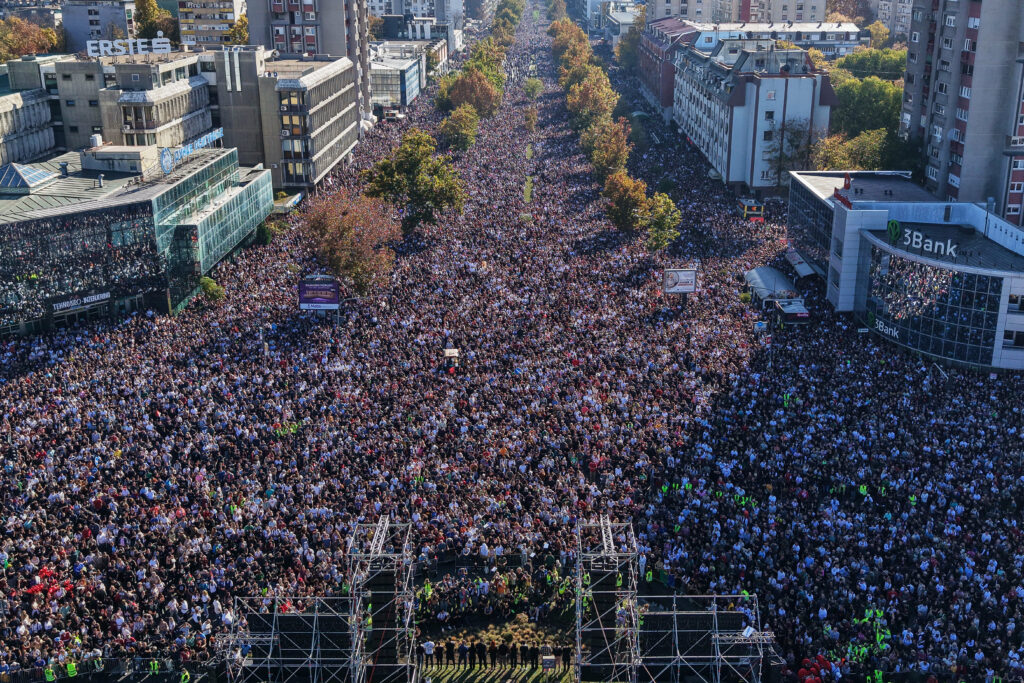Nadstrešnica, protest, novi sad