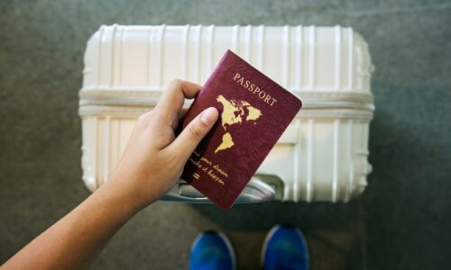 pasoš, putovanja, kofer,
