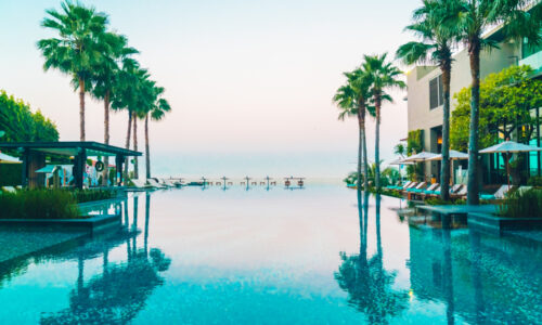 more, hotel, bazen, plivanje, luksuz