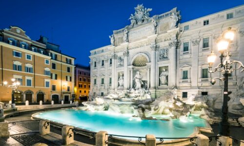 Rim, Italija, Fontana di Trevi